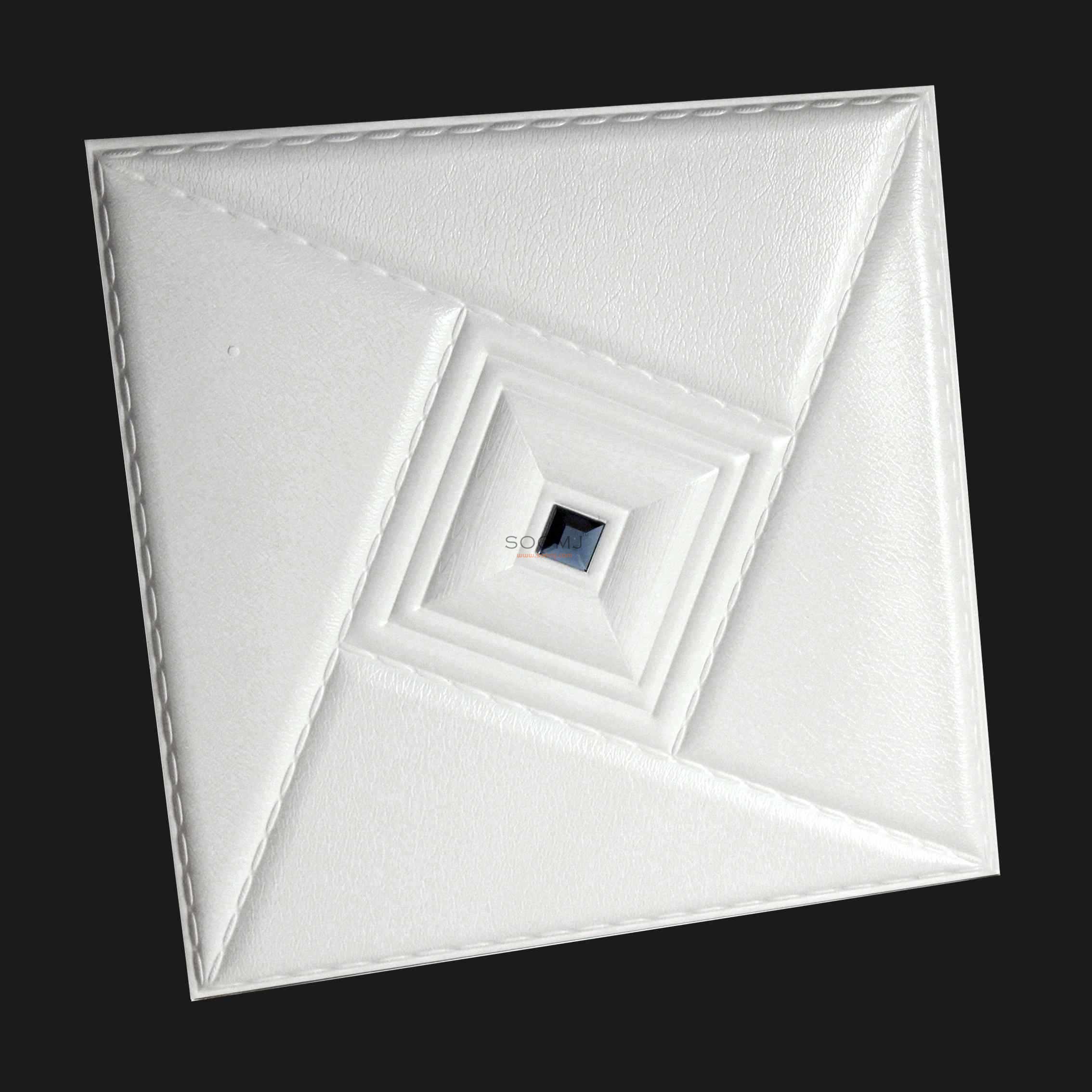 Quality 3D Leather Panels Faux-Leahter Glue UP Tiles One square meter(set of 6)  #A19444501