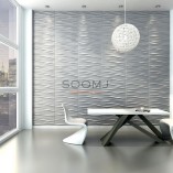 Embossed Effect Decorative 3D wall Panels Plant Fiber Material 130 square meter(set of 130) #B2811041 - Image 3