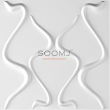 Wallart 3D Wall Panels Plant Fiber Material(set of 12) #B2855022