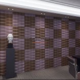 Quality 3D Leather Panels Faux-Leahter Glue UP Tiles One square meter(set of 4) #A2955-hennessy - Image 3