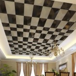 Quality 3D Leather Panels Faux-Leahter Glue UP Tiles One square meter #A29ot-long-roof-pyramids - Image 2