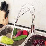 Post Modern Brass Bathroom Sink Faucet #W1583013 - Image 4