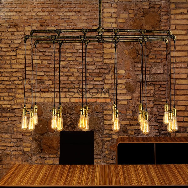American Country Industrial Pastoral Wind Pendant Lighting #U2PL0008