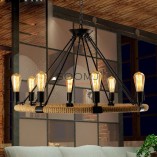 American Country Industrial Pastoral Wind Pendant Lighting #U2PL0017