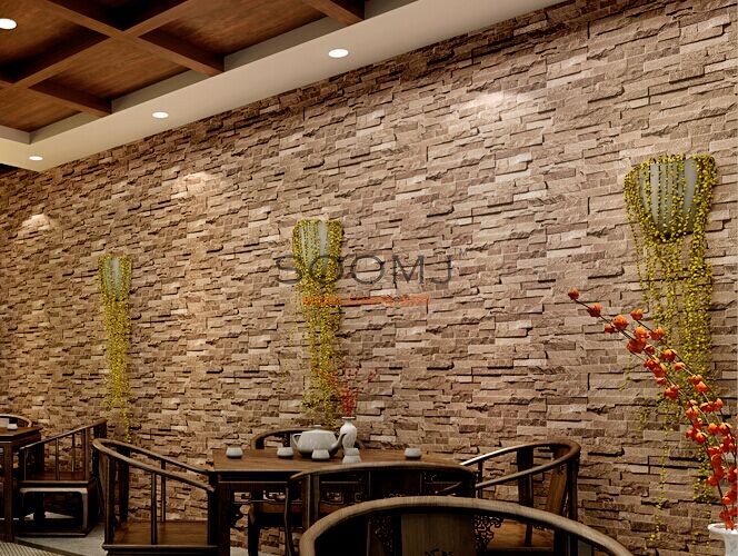 Brick Stone Effect Wallpaper