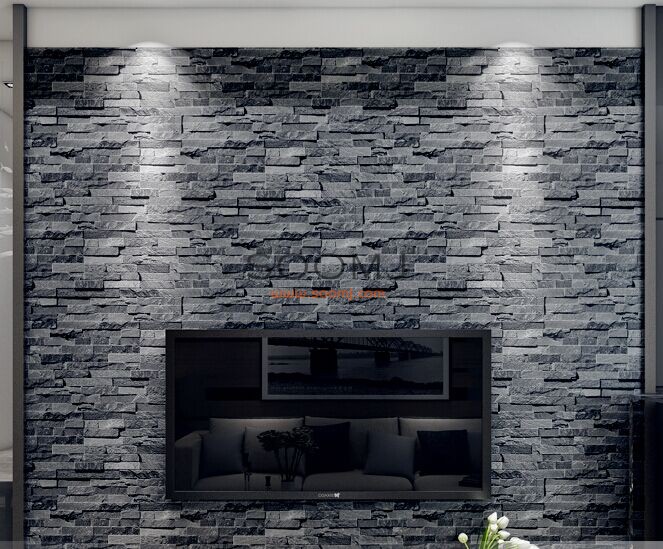 Brick Stone Effect Wallpaper