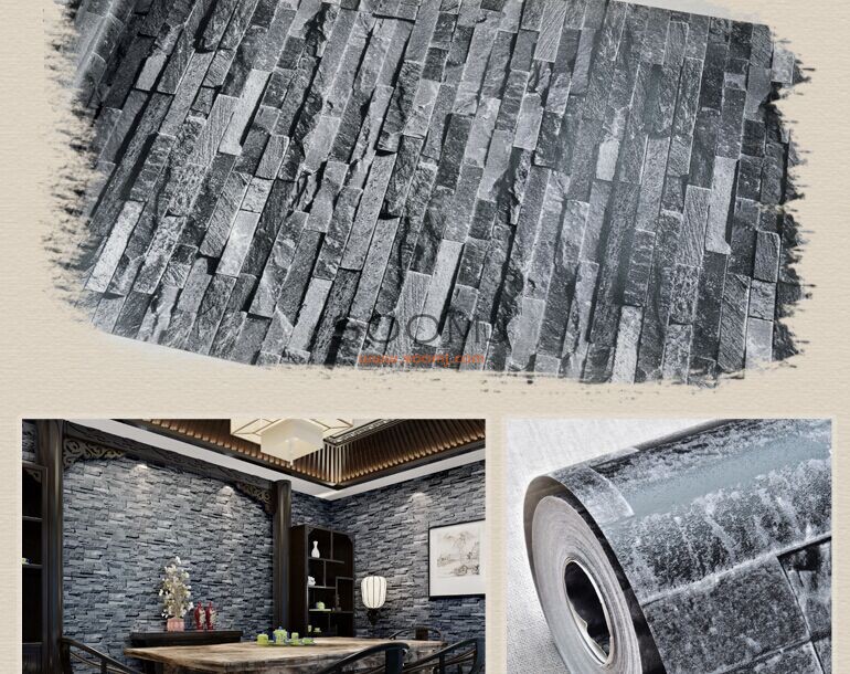 Brick Stone Effect Wallpaper