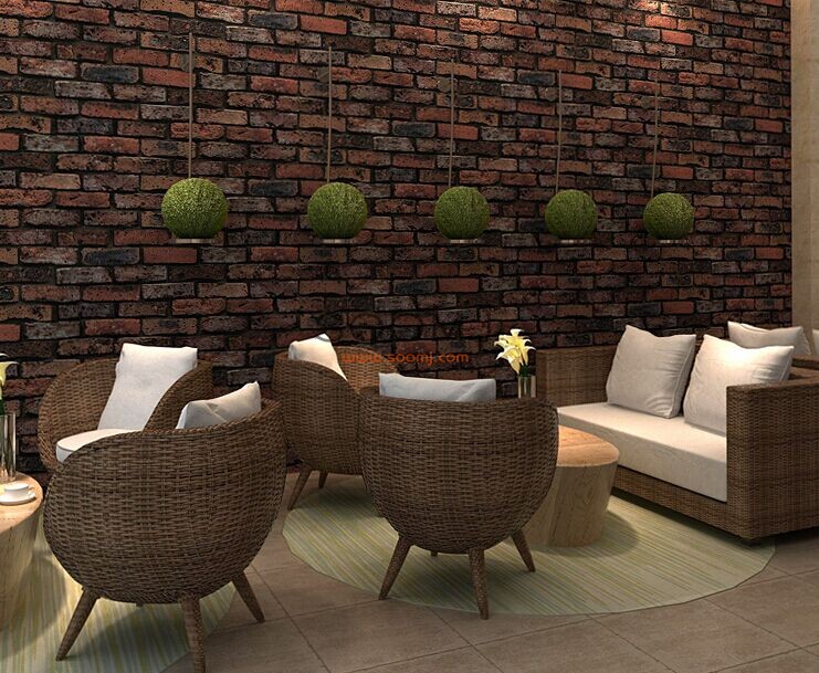 Brick Stone Effect Wallpaper